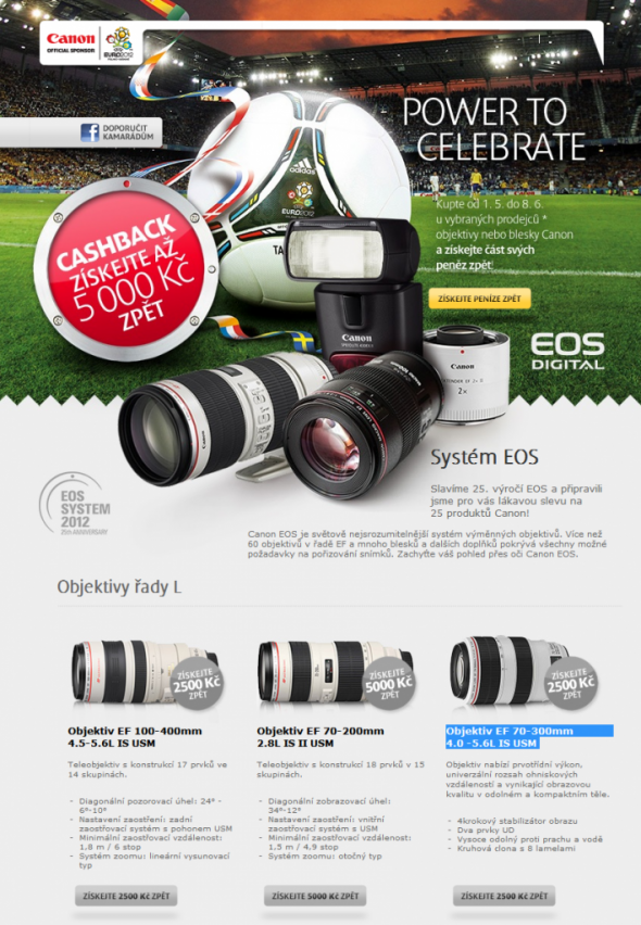 Canon Cashback